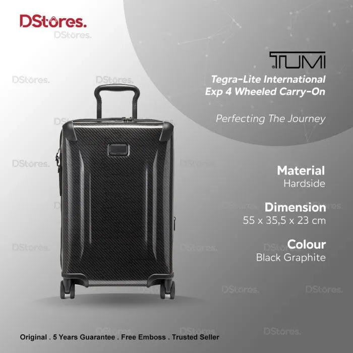 TUMI Tegra-Lite International Exp 4 Wheeled Carry-On - Black Graphite