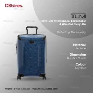 TUMI Tegra-Lite International Expandable 4 Wheeled Carry-On - Sky Blue