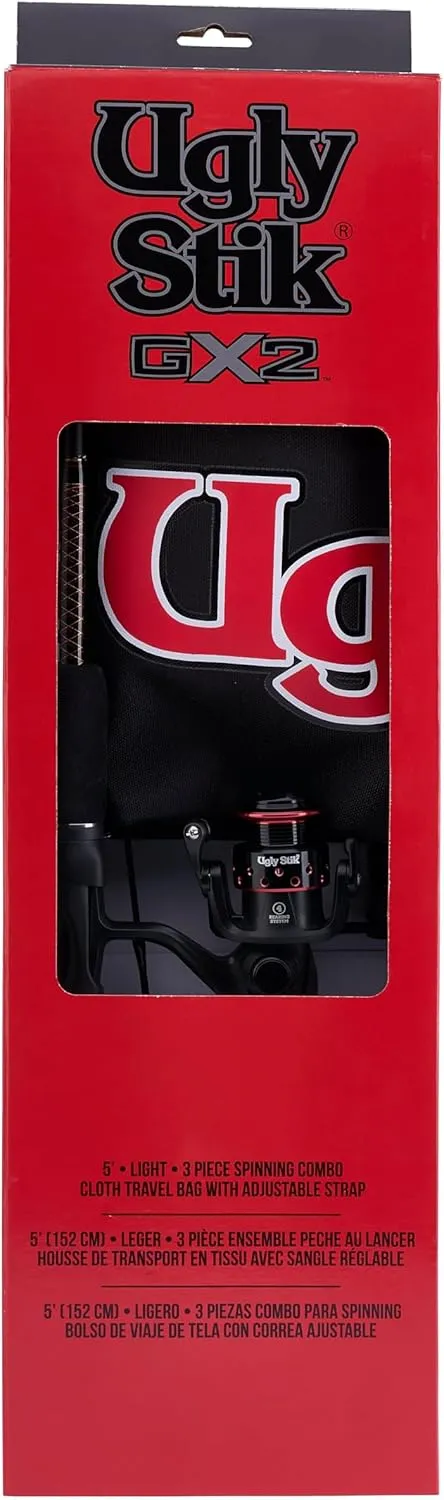Ugly Stik GX2 Spinning Reel and Fishing Rod Combo