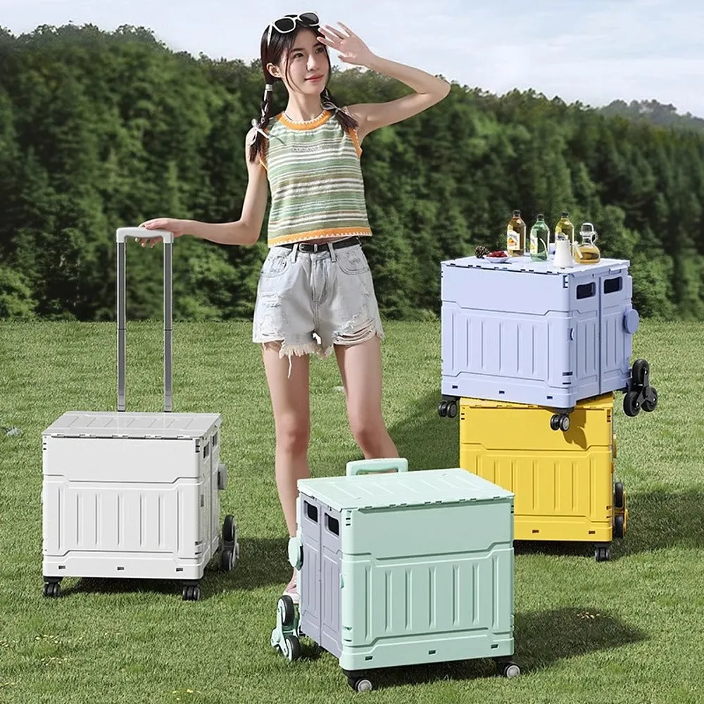 Ulife Foldable Shopping Cart - Dreamy Purple, Medium 50L
