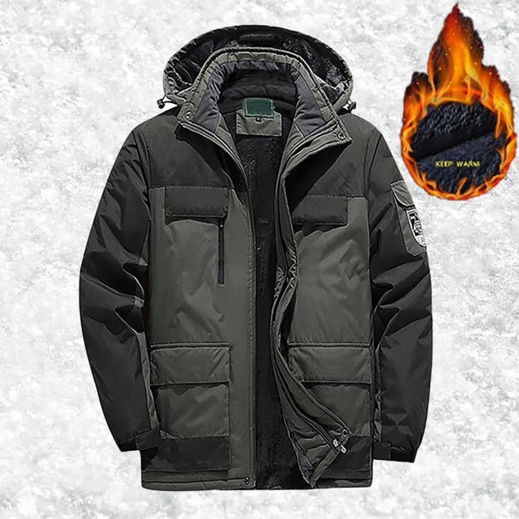 Unisex Oversized Fleece Lined Ski Jacket Insulated Womens Mens Winter Snow Jacket Waterproof Coat For Couples