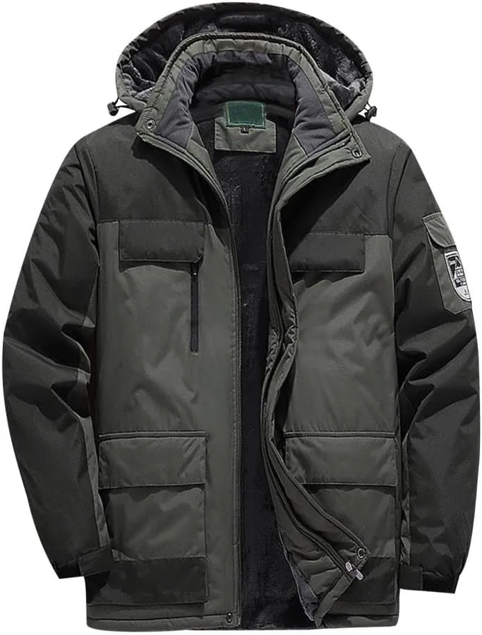 Unisex Oversized Fleece Lined Ski Jacket Insulated Womens Mens Winter Snow Jacket Waterproof Coat For Couples