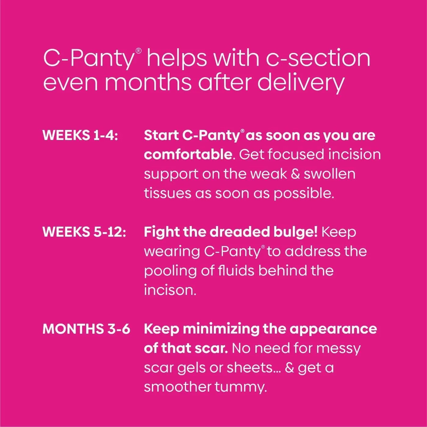 UpSpring C-Section Tummy Control Panties High Waist Postpartum Underwear for Womens, Nude/Black, Small-xx Large