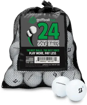 Used Factory Refinished for Bridgestone Tour BXS Mint 5A Quality Golf Balls Mesh Bag Included