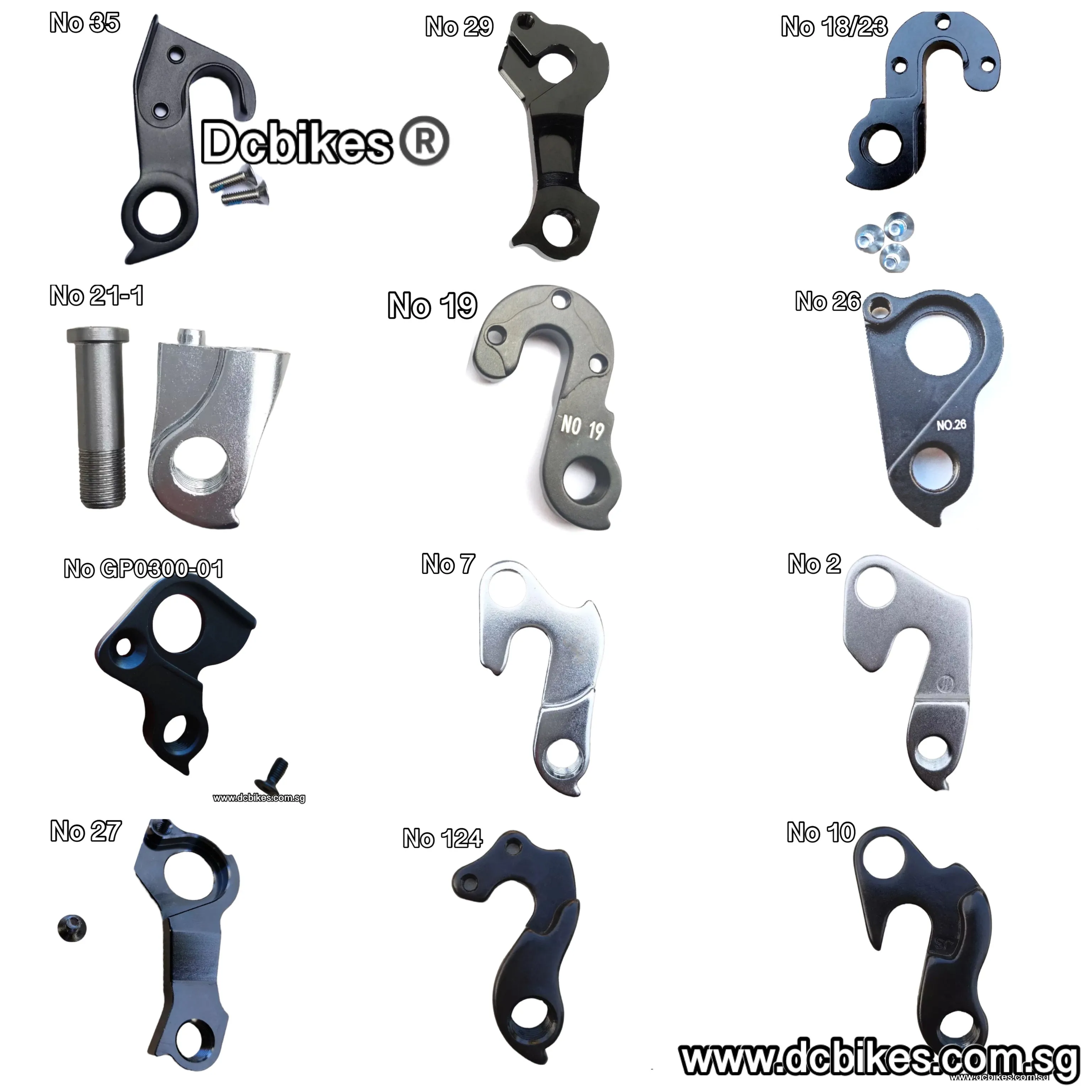 Various Rear Derailleur Hanger Mech Dropouts For Canyon