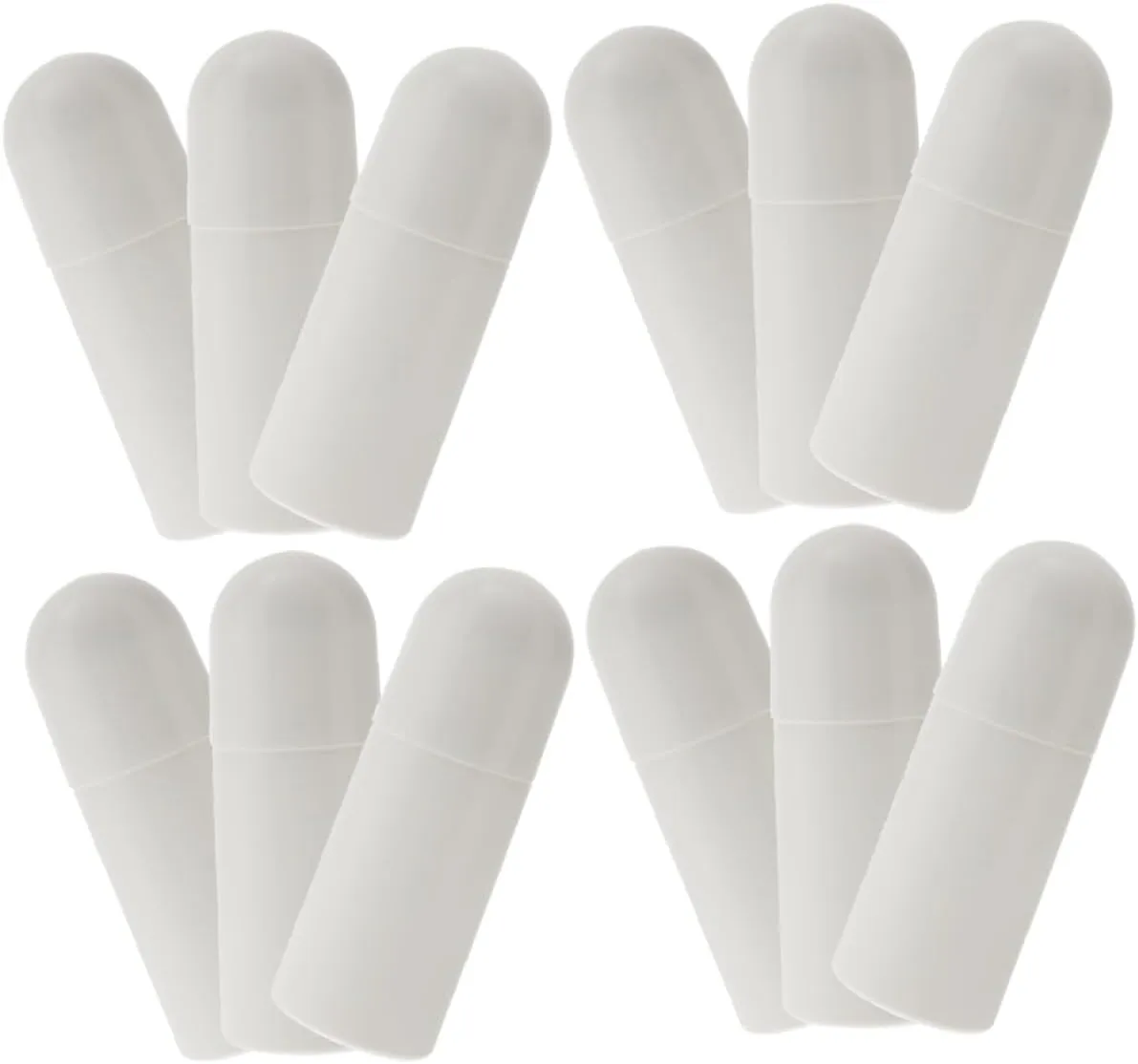 VICASKY Empty Roller Bottles Oil Roll Essential Oil Containers Pcs Rose Quartz Bottles