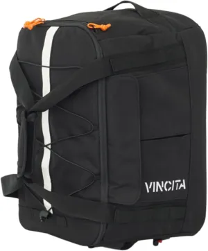 Vincita Voyage B.D.R. Bag For Folding Bike – Backpack, Duffle, Rack Bag Combo with KLICKfix UniKlip 2.0 37L | Water-Resistant, Versatile Design. (Black)