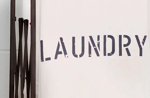Vintage Canvas Foldable Laundry Cart