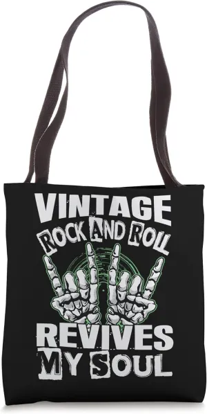 Vintage Rock And Roll Revives My Soul - Concerts Tote Bag