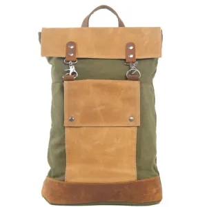 Vintage Roll Top Backpack