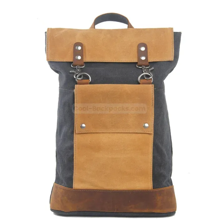 Vintage Roll Top Backpack