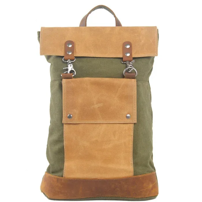 Vintage Roll Top Backpack