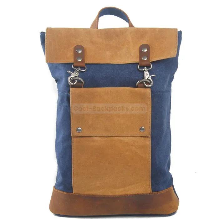 Vintage Roll Top Backpack