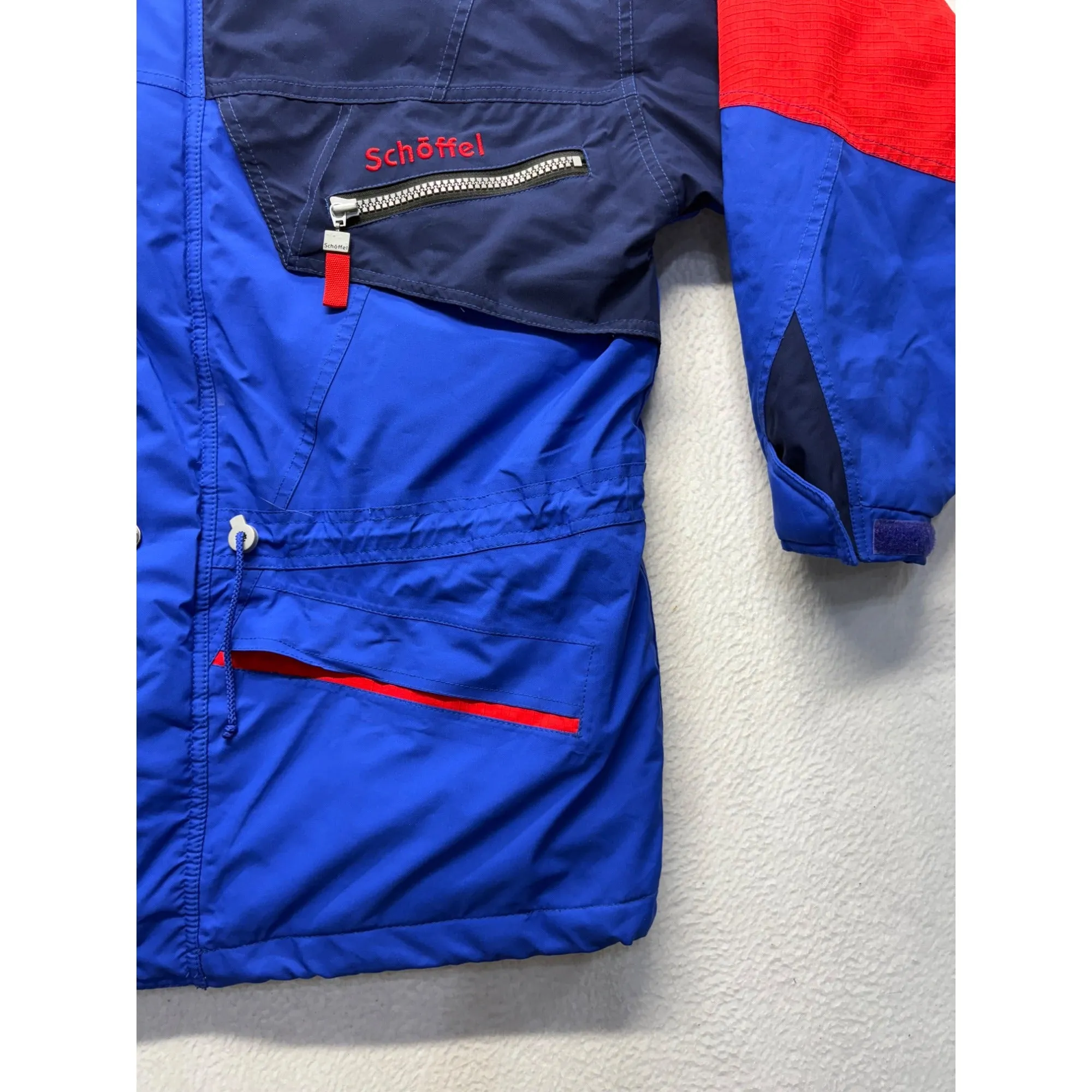 Vintage Schöffel Gore-Tex Red & Blue Ski Jacket #7623