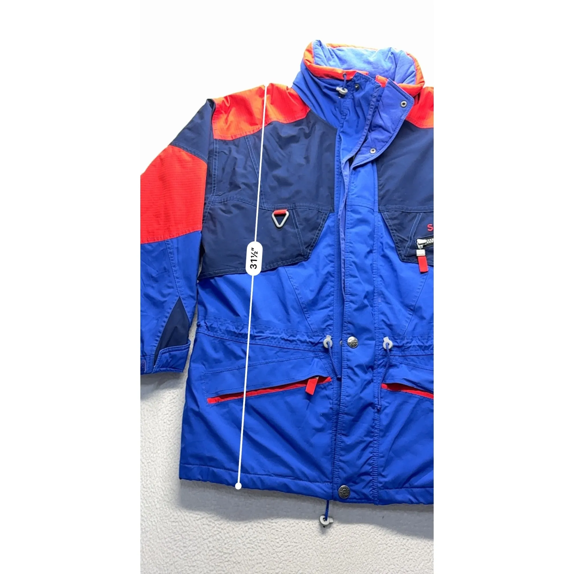 Vintage Schöffel Gore-Tex Red & Blue Ski Jacket #7623