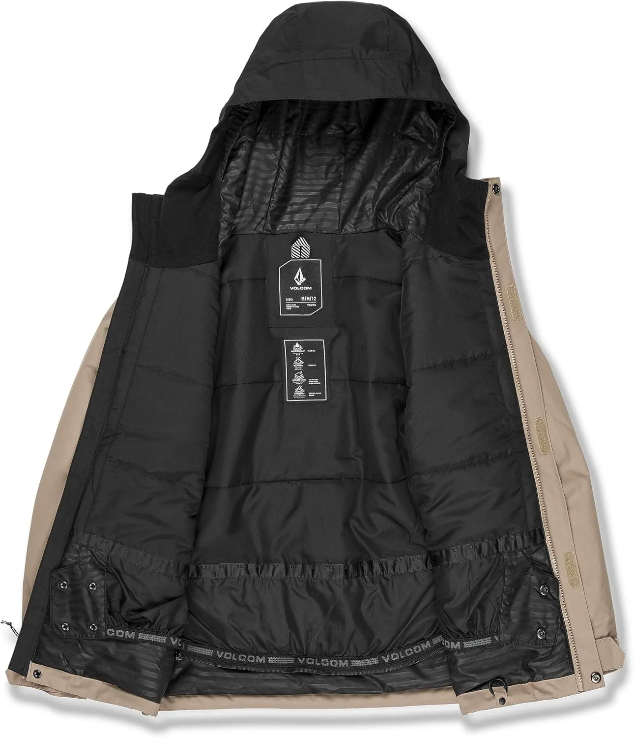 Volcom Boys' Stone 91 Insulated Snowboard Winter Jacket