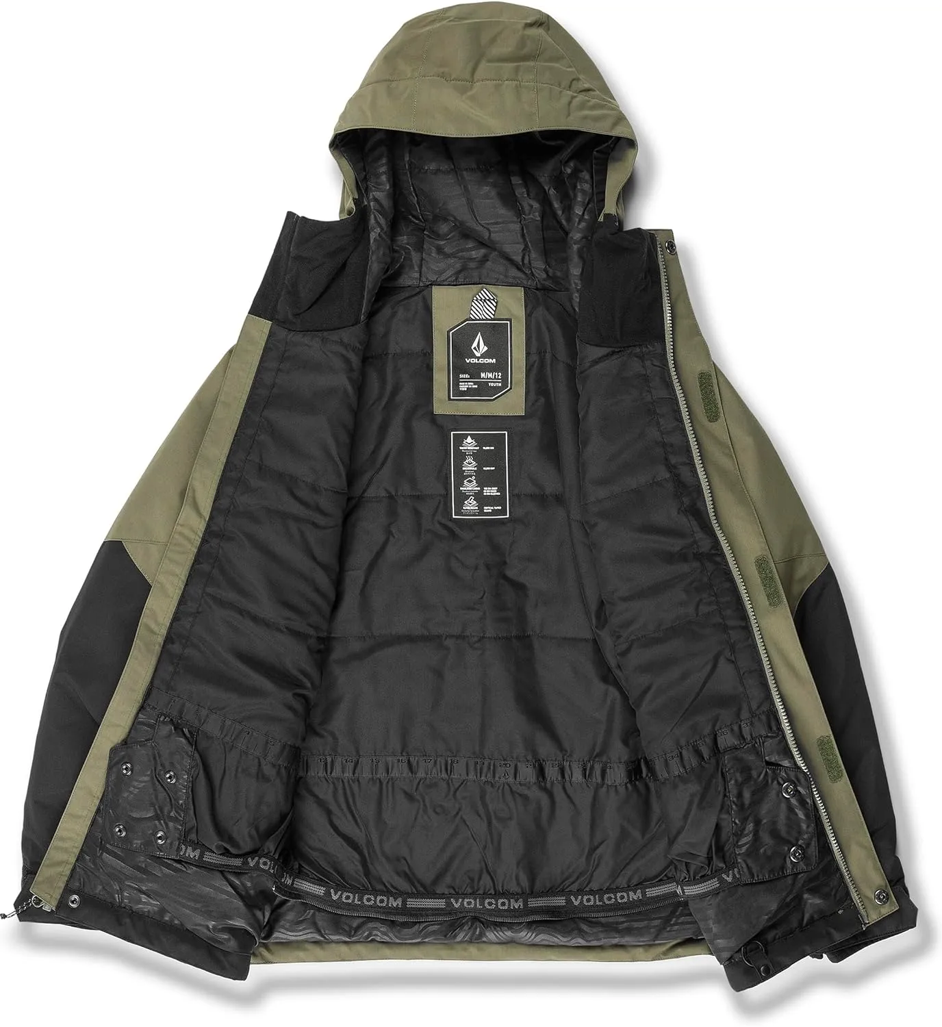 Volcom Boys' Vernon Insulated Snowboard Winter Jacket