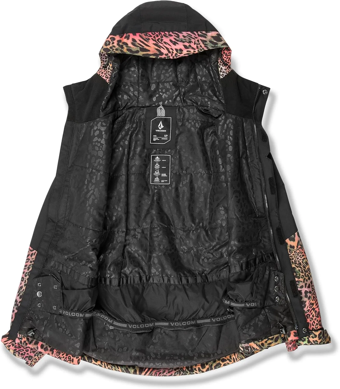 Volcom Women's Bolt Insulated Snowboard Ski Winter Hooded Jacket