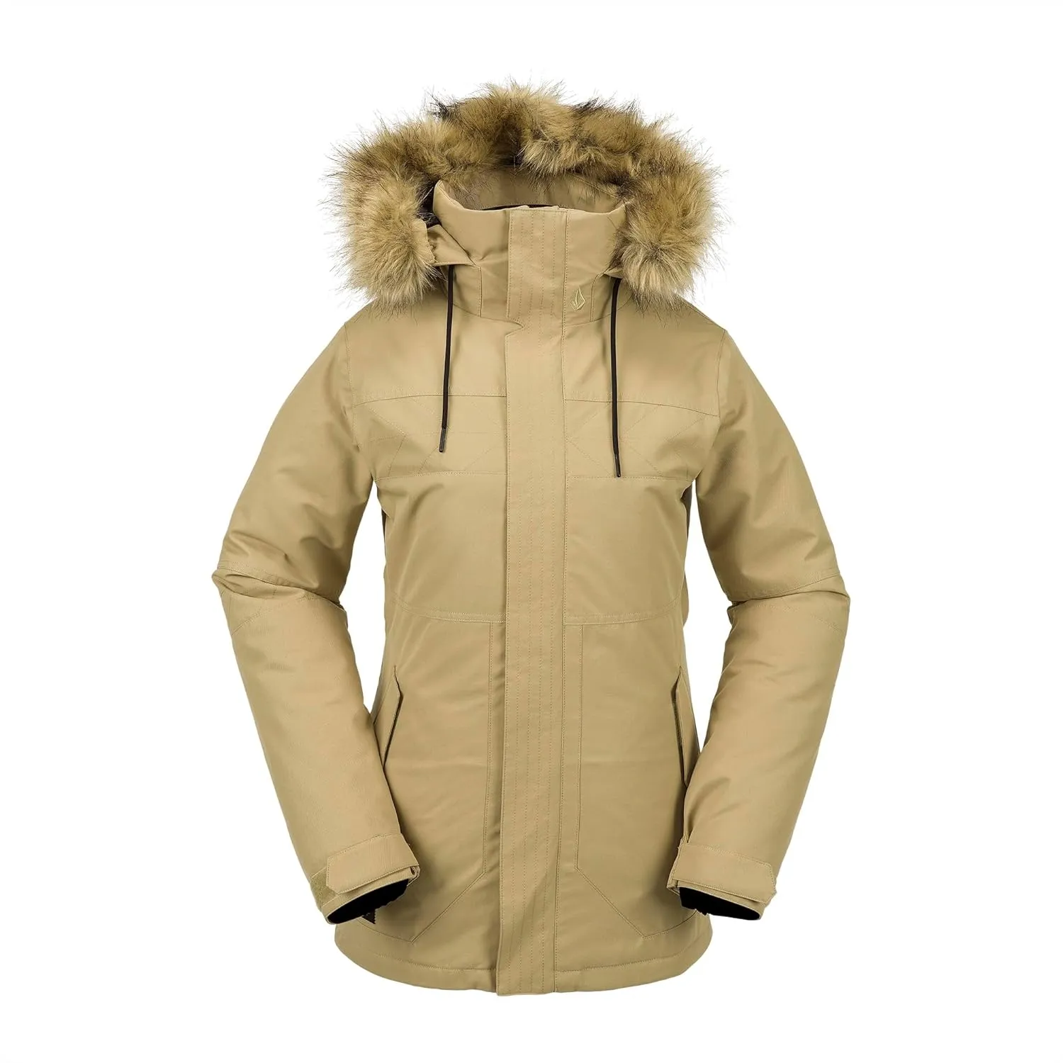 Volcom Women's Fawn Insulated Snowboard Ski Winter Hooded Jacket