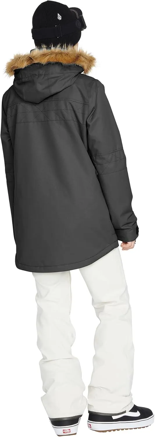 Volcom Women's Fawn Insulated Snowboard Ski Winter Hooded Jacket