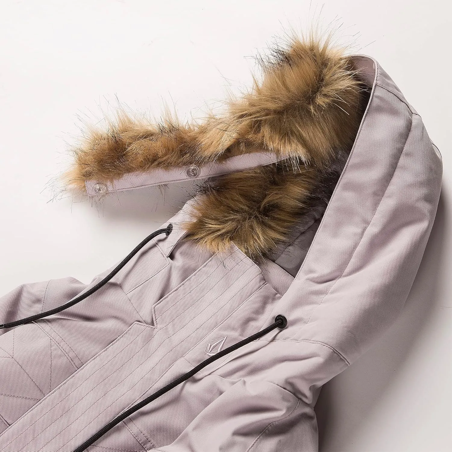 Volcom Women's Fawn Insulated Snowboard Ski Winter Hooded Jacket