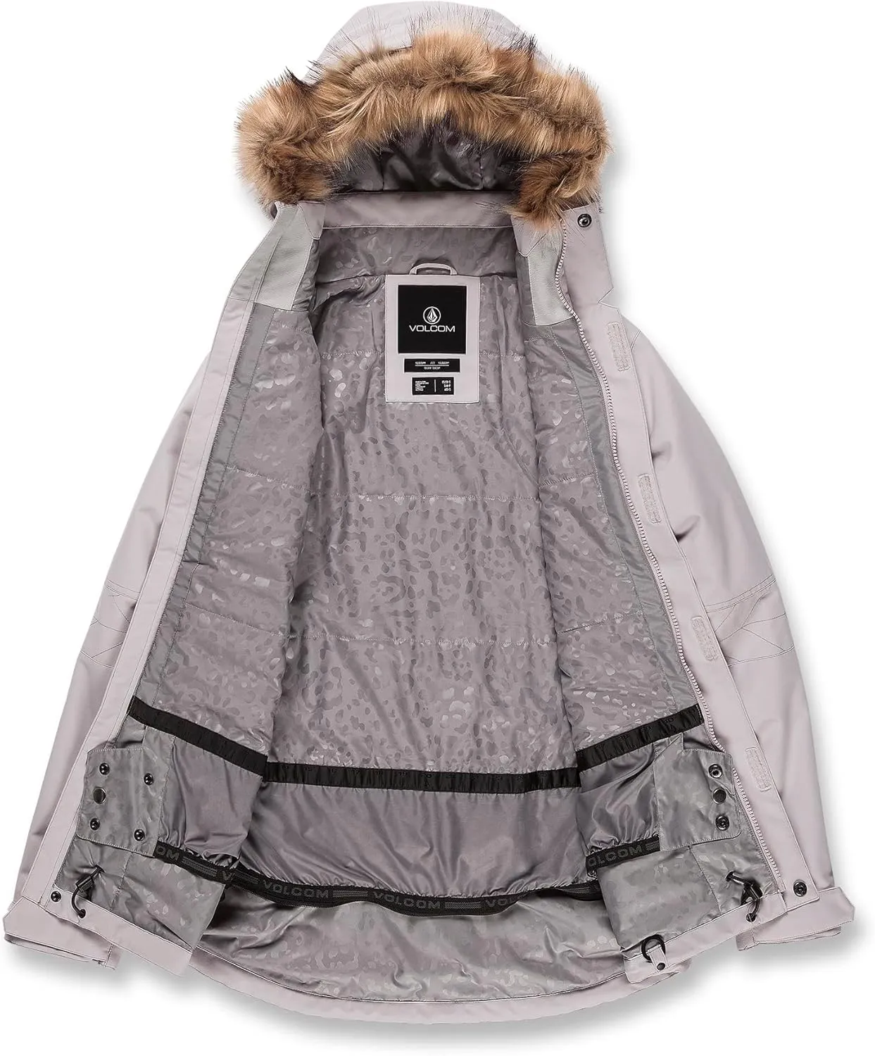 Volcom Women's Fawn Insulated Snowboard Ski Winter Hooded Jacket
