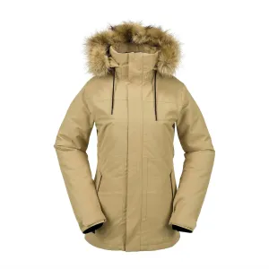 Volcom Women's Fawn Insulated Snowboard Ski Winter Hooded Jacket