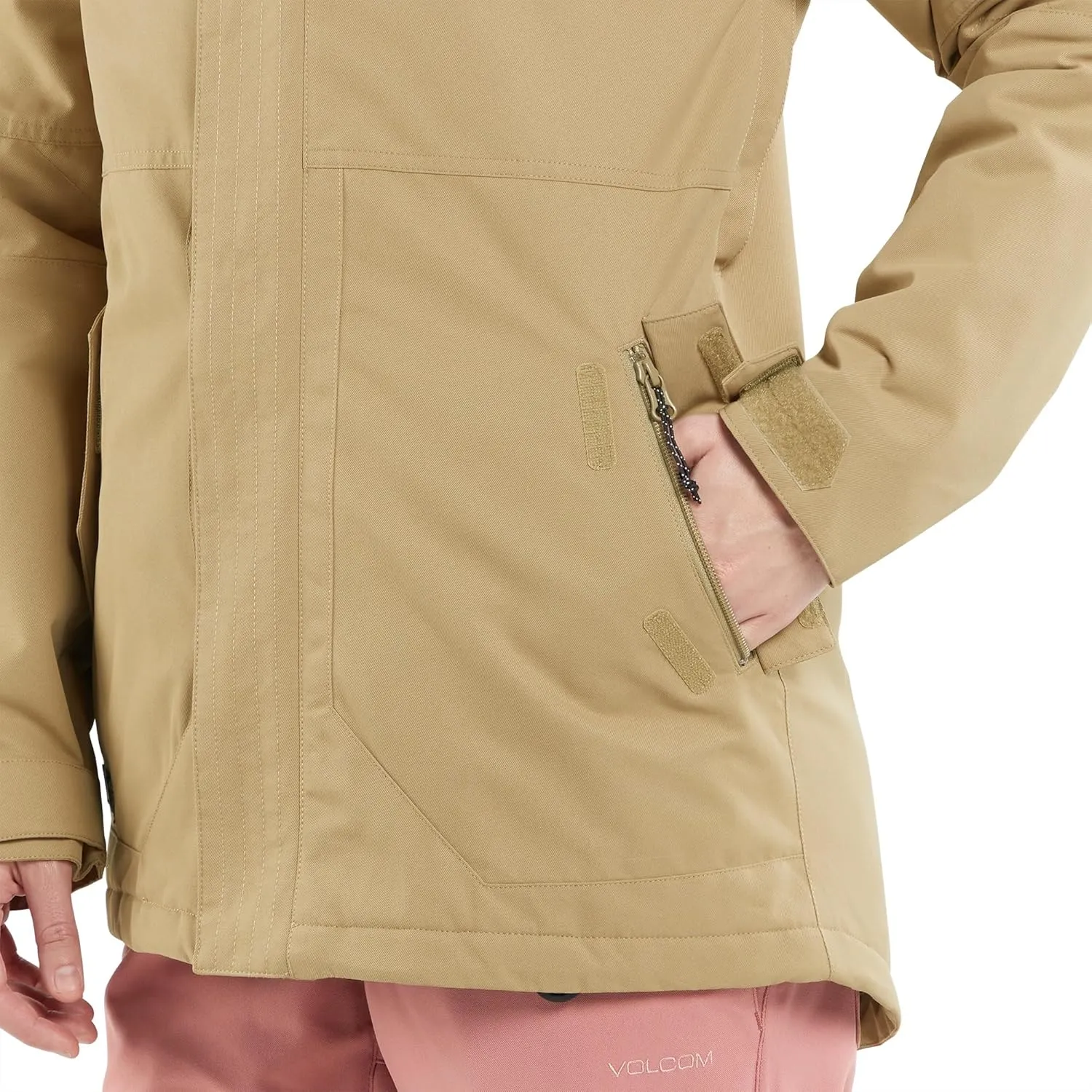 Volcom Women's Fawn Insulated Snowboard Ski Winter Hooded Jacket