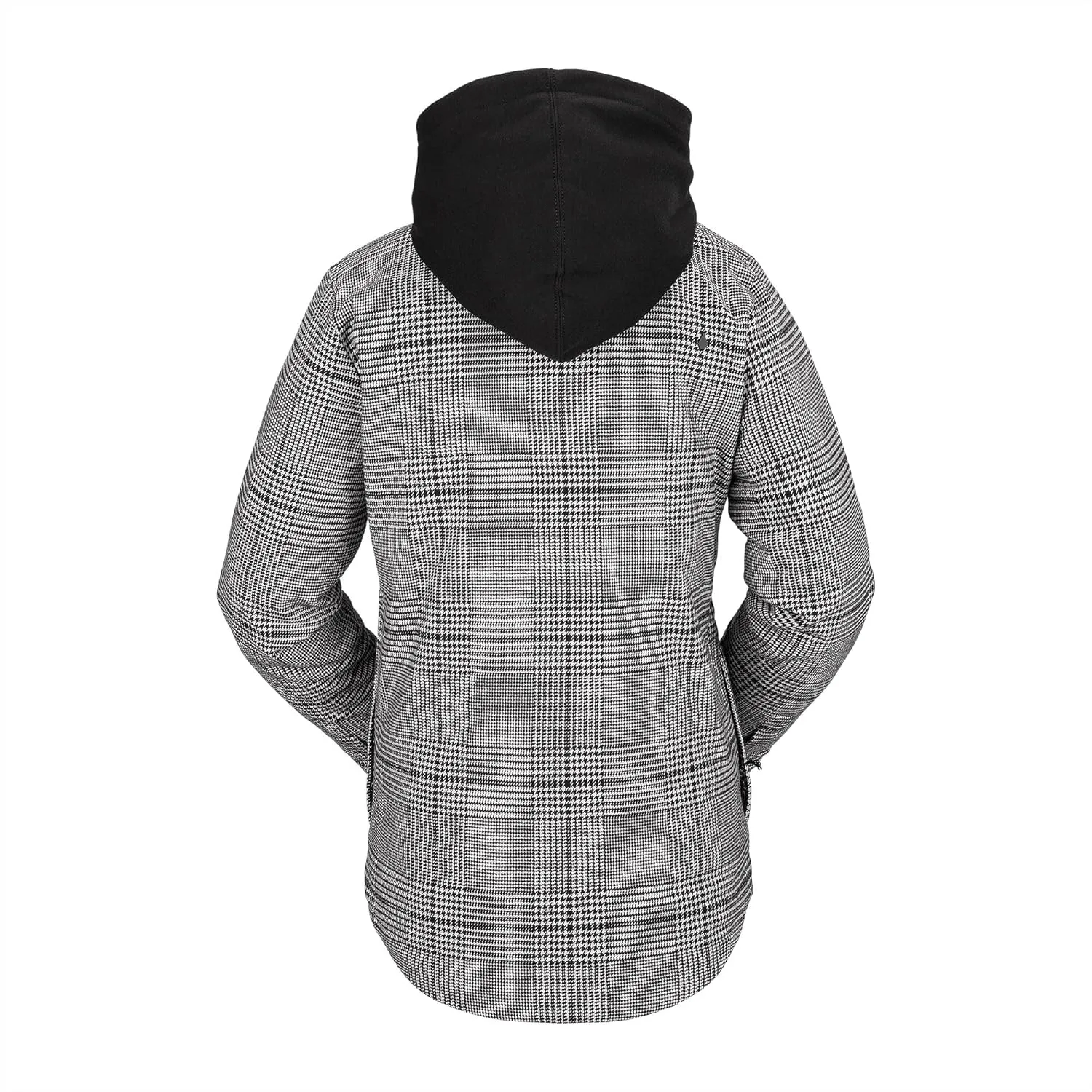 Volcom Women's Insulated Flannel Hooded Snowboard Ski Shirt Jacket