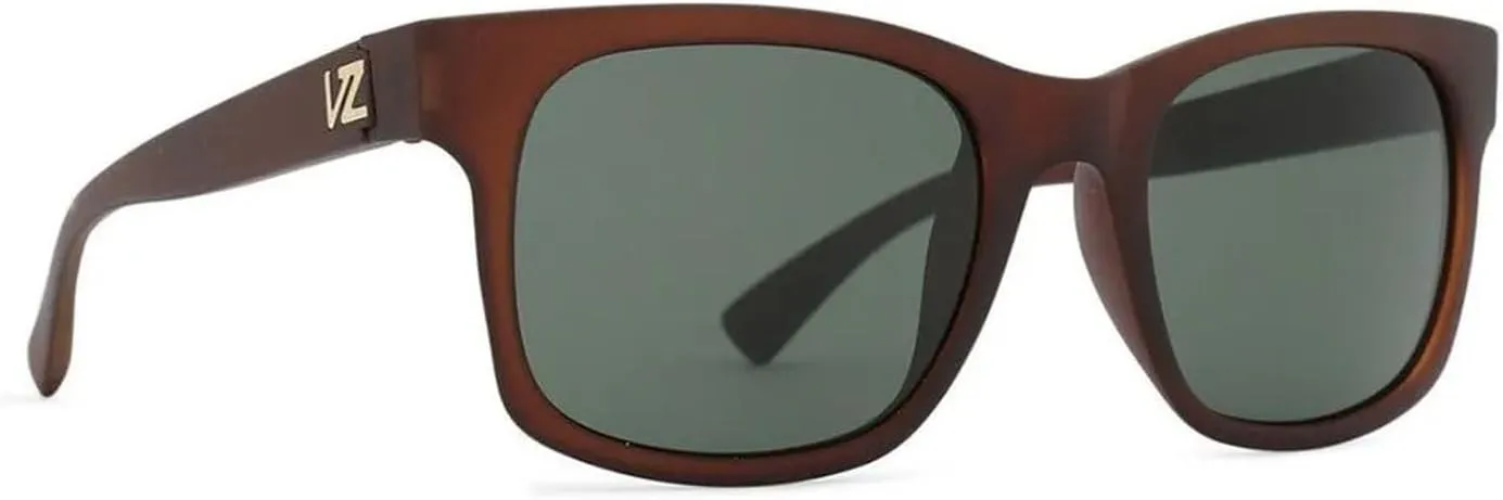 Vonzipper Bayou Sunglasses Brown Satin 54mm