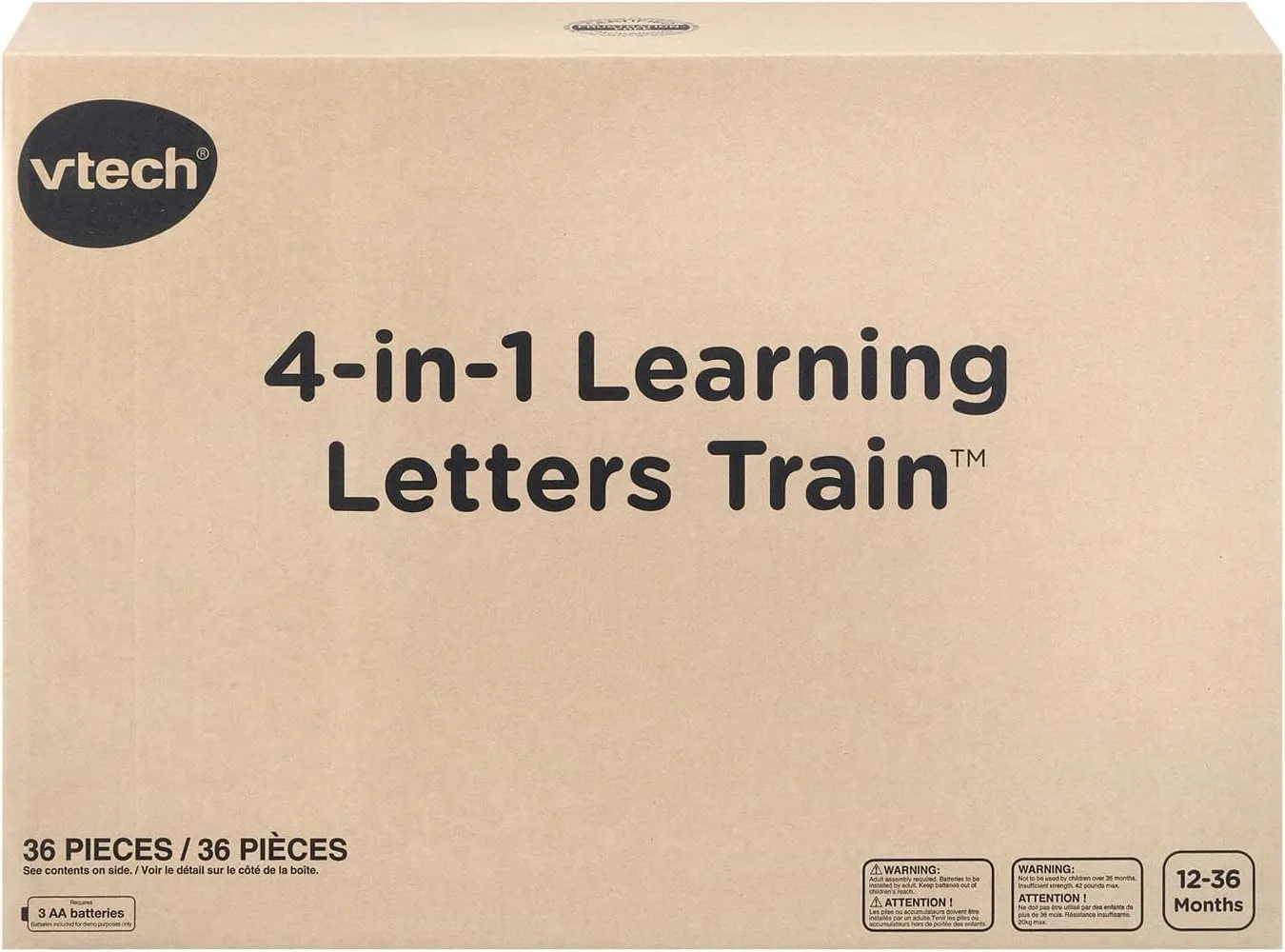 VTech 4-in-1 Letter Learning Train (Frustration Free Packaging), Red
