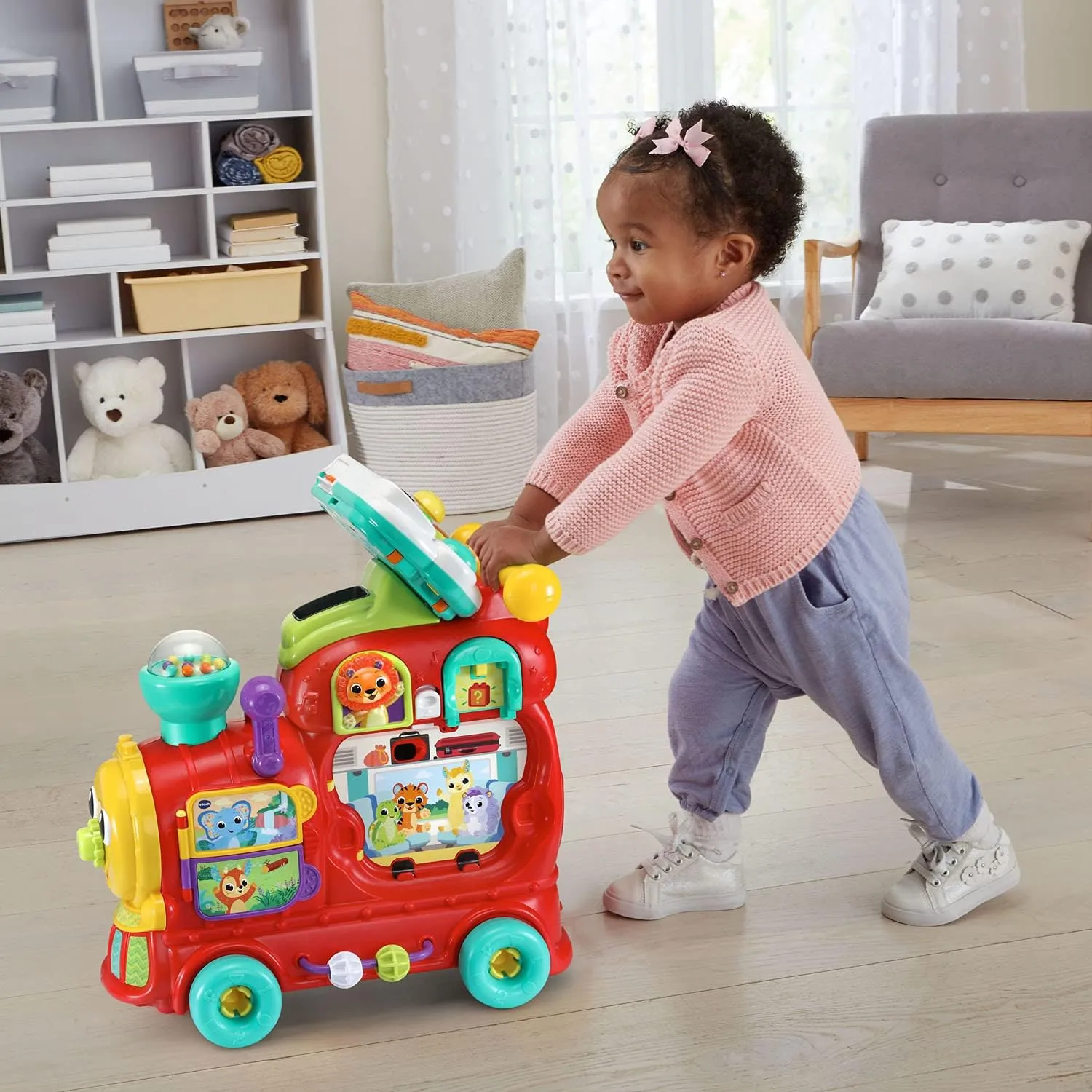 VTech 4-in-1 Letter Learning Train (Frustration Free Packaging), Red