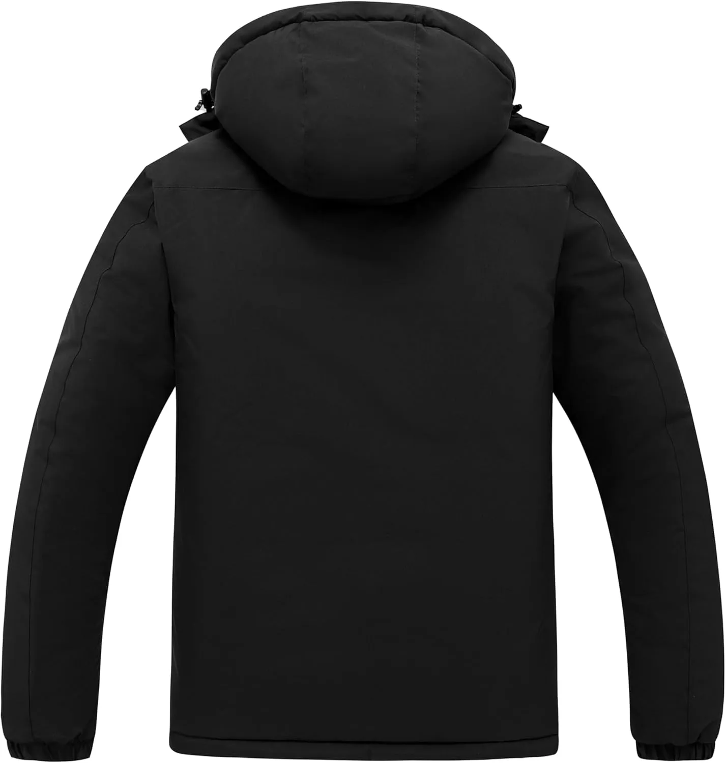 wantdo Men's Mountain Waterproof Ski Jacket Windproof Rain Jacket Winter Warm Snow Coat