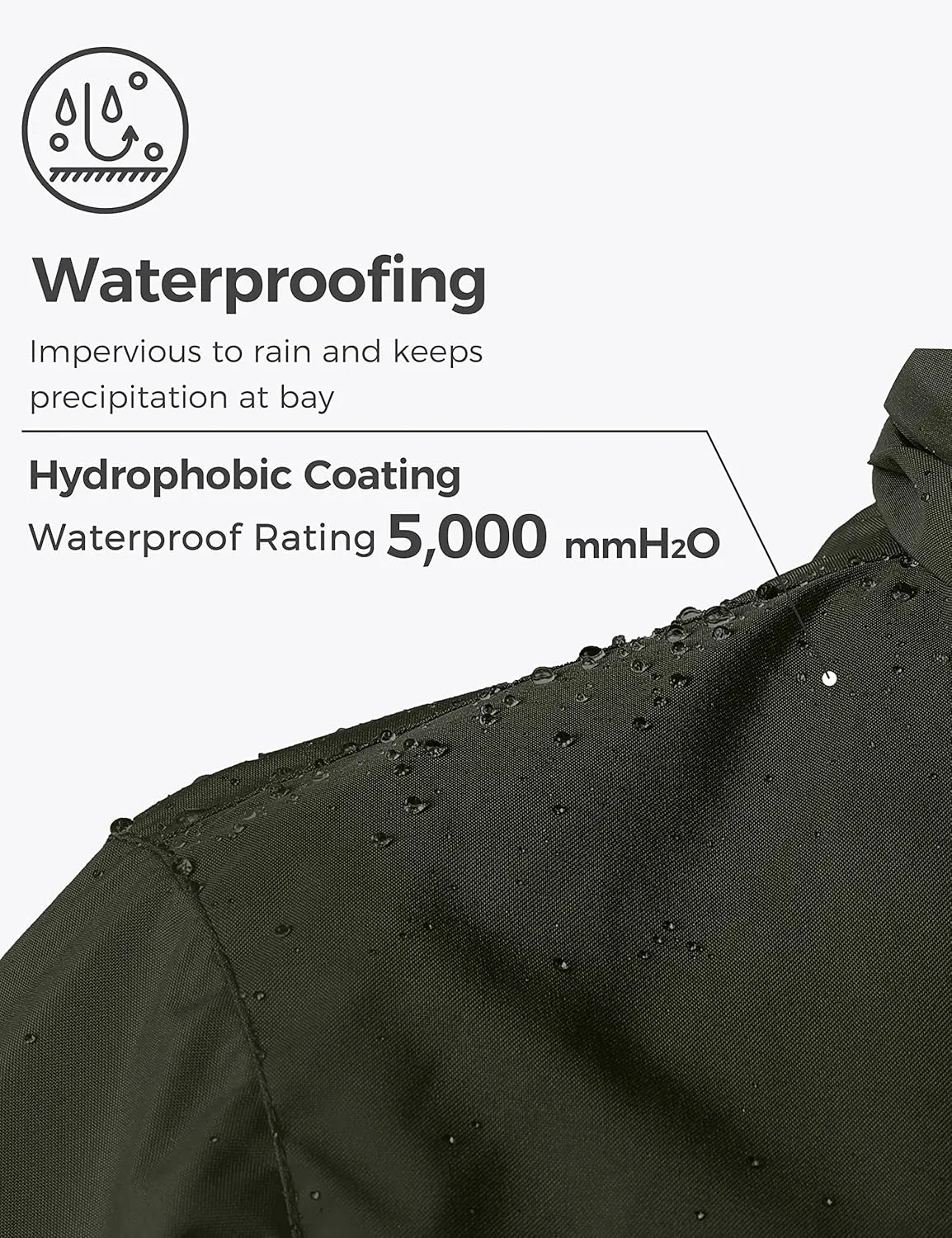 Wantdo Men's Waterproof 3 in 1 Ski Jacket Warm Winter Coat Windproof Snowboarding Jackets with Detachable Puffer Coat