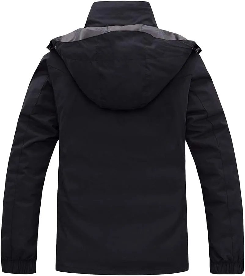wantdo Women's 3 in 1 Waterproof Ski Jacket Windproof Winter Snow Coat Snowboarding Jackets Warm Raincoat