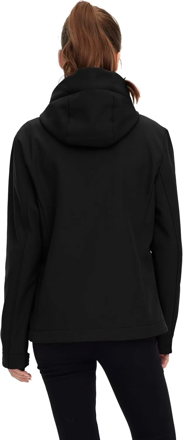 wantdo Women's Fleece Lined Jacket Softshell Jacket Lightweight Insulated Jacket