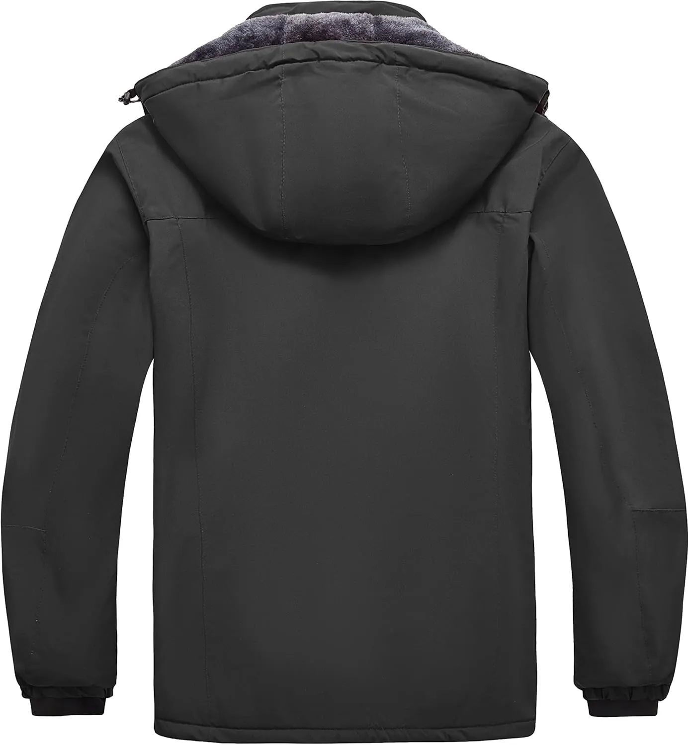 wantdo Women's Plus Size Waterproof Ski Jacket Winter Windproof Snow Mountain Warm Hooded Coat