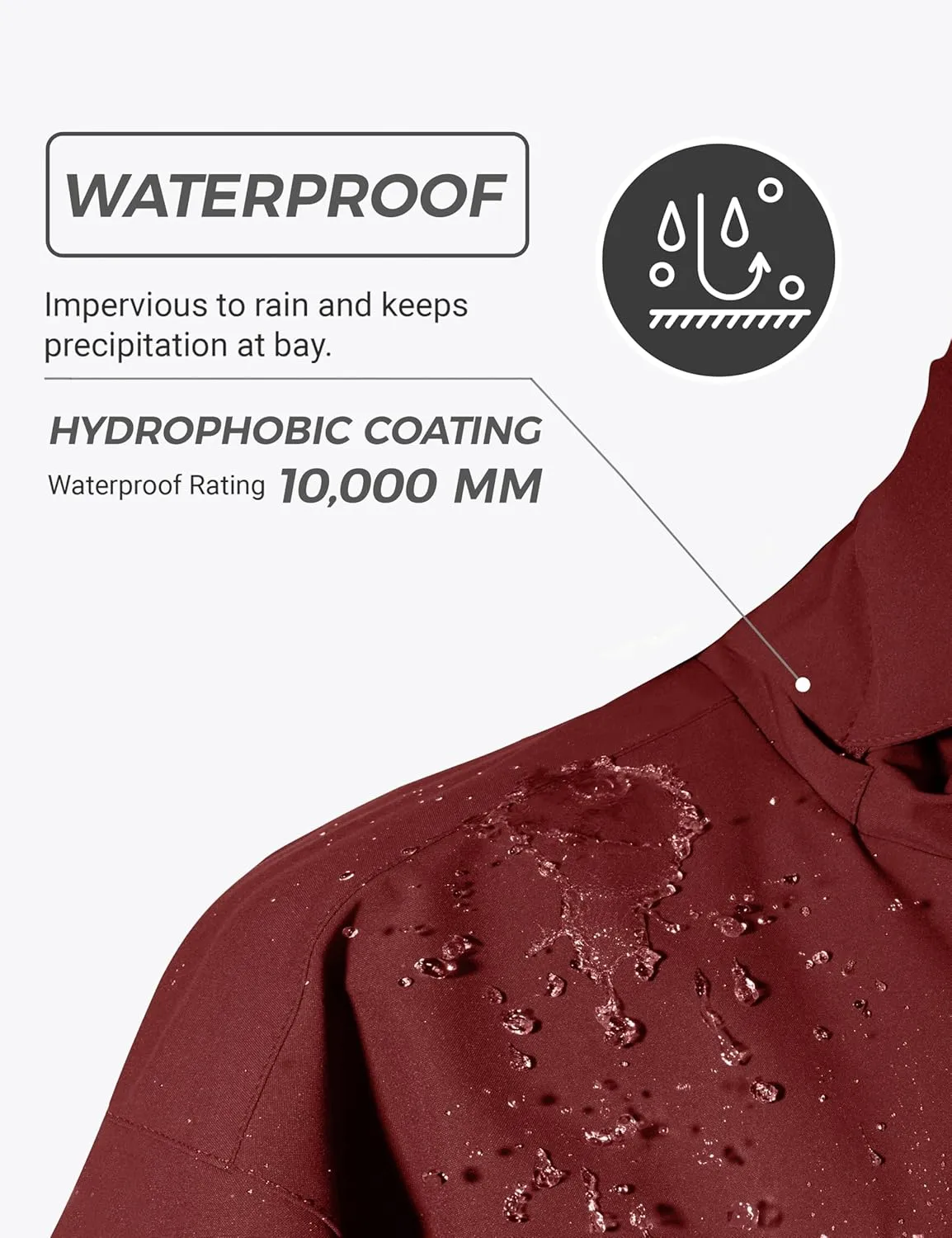 wantdo Women's Plus Size Waterproof Ski Jacket Winter Windproof Snow Mountain Warm Hooded Coat