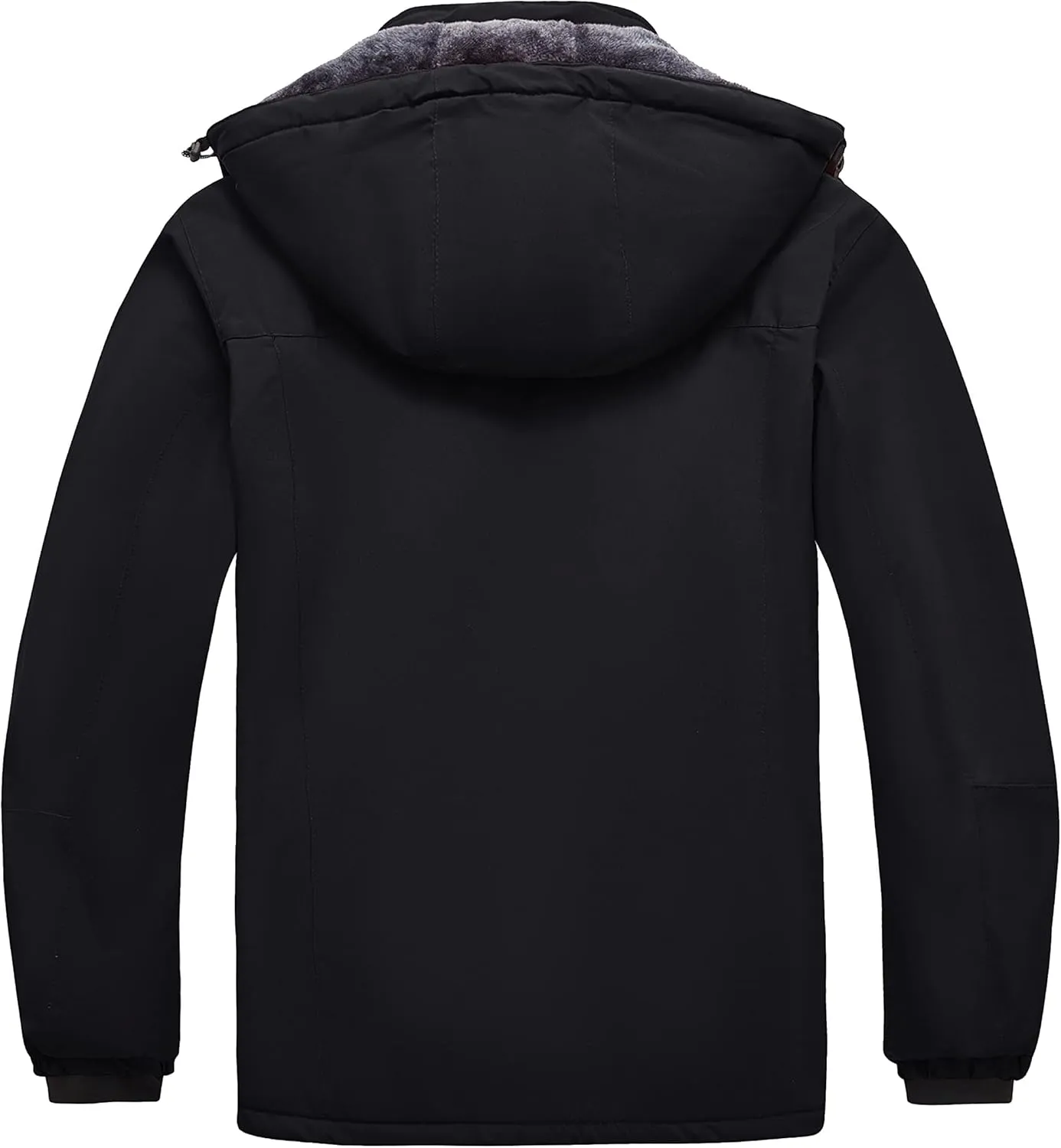 wantdo Women's Plus Size Waterproof Ski Jacket Winter Windproof Snow Mountain Warm Hooded Coat