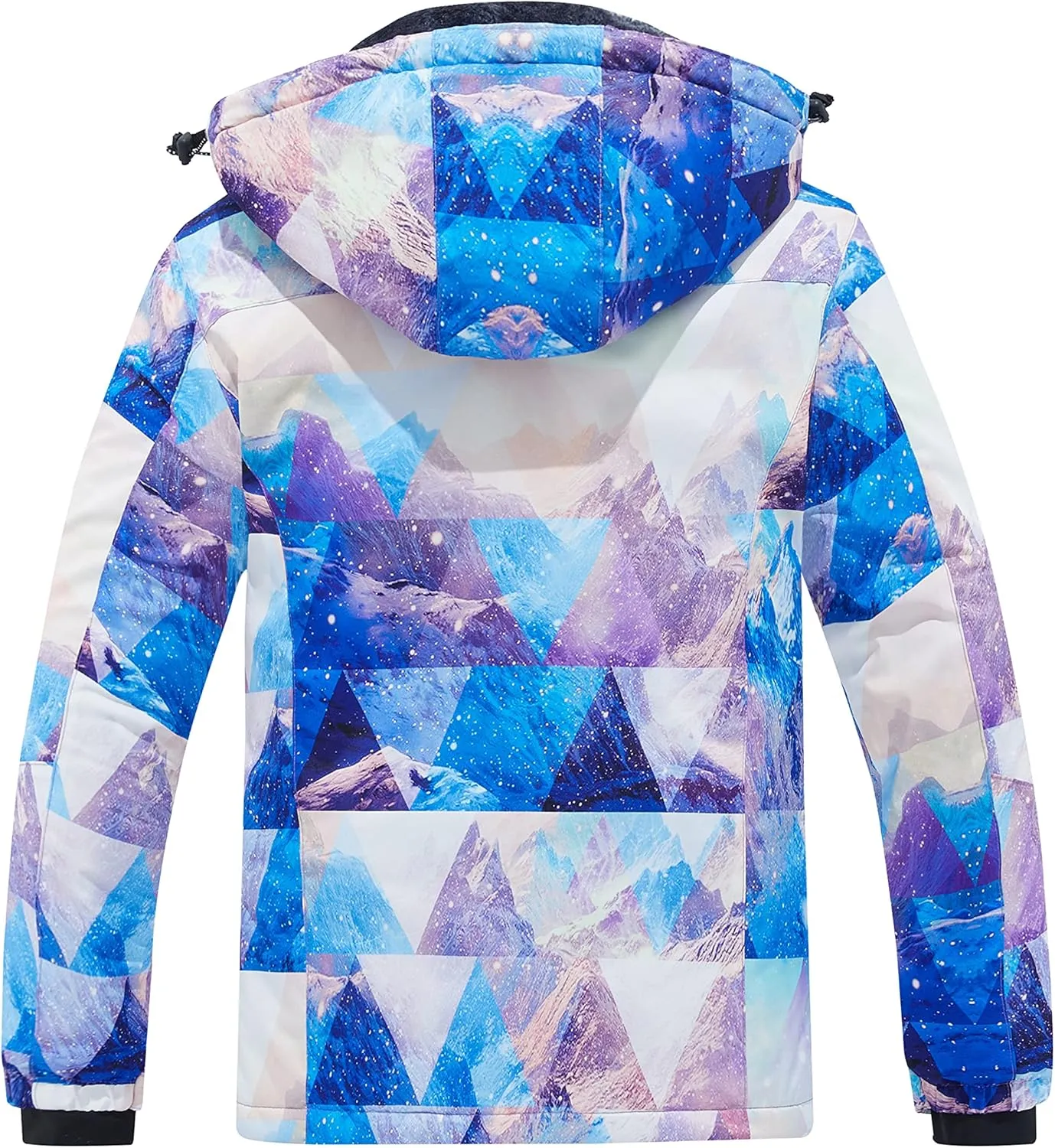 wantdo Women's Waterproof Ski Jacket Mountain Windproof Rain Jacket Winter Warm Snow Coat