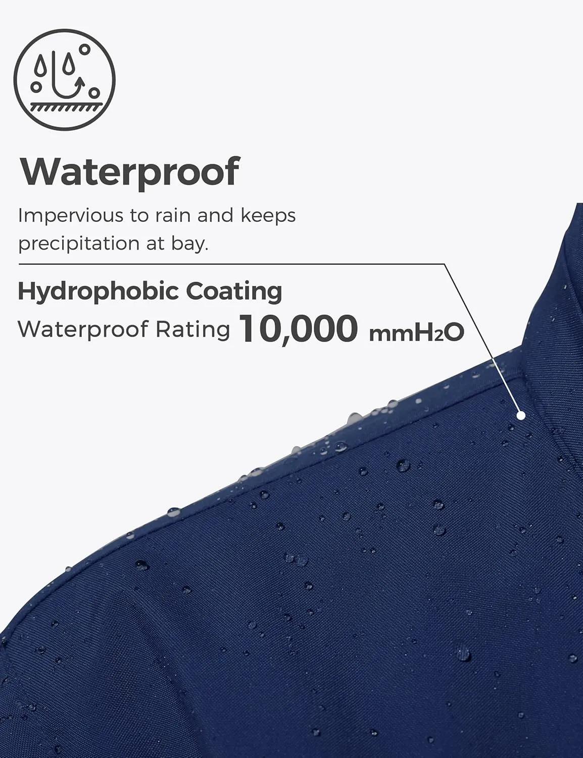 Wantdo Women's Waterproof Ski Jacket Warm Winter Coat Windproof Snow Coats Warm Fleece Raincoat