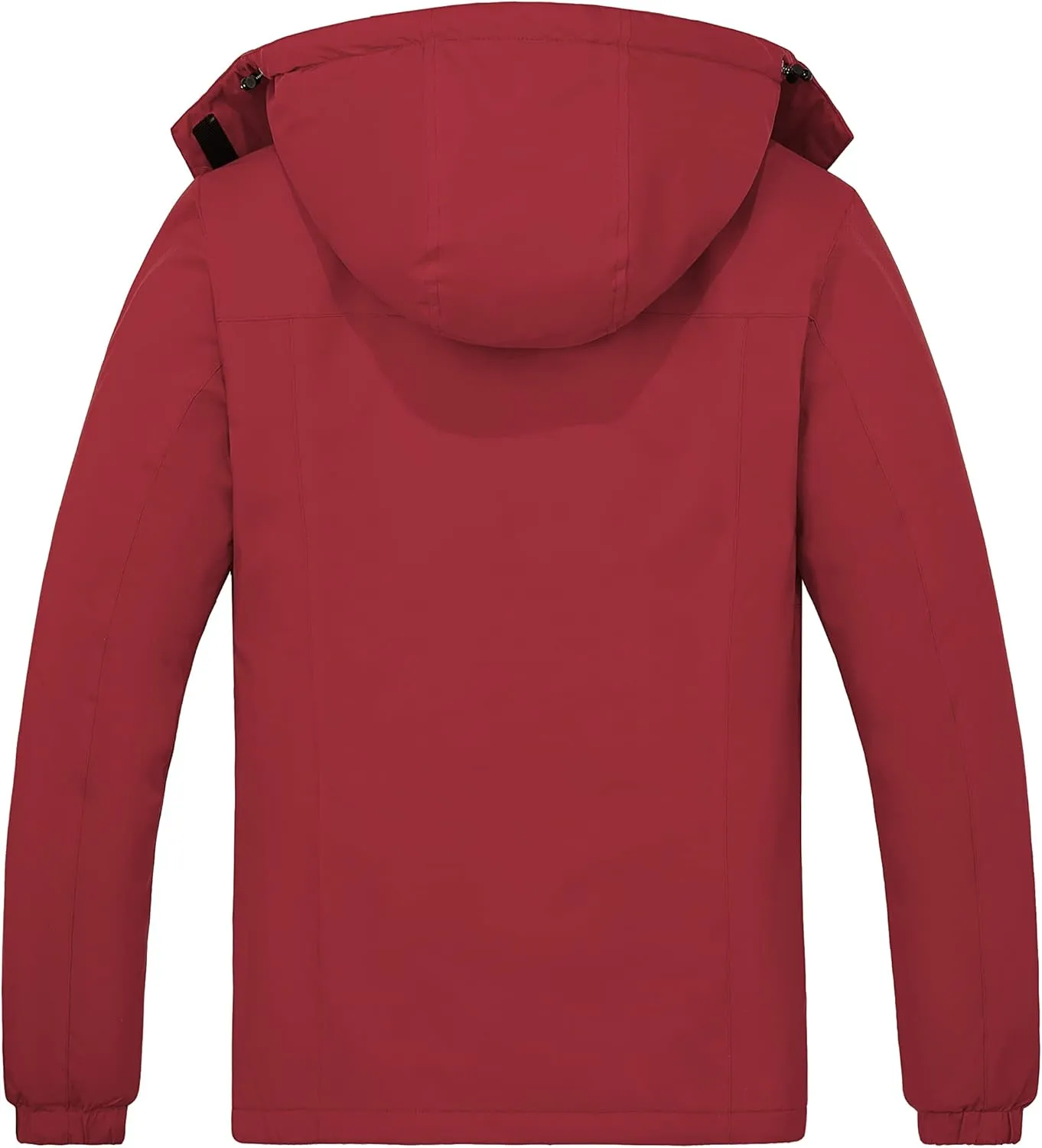 Wantdo Women's Waterproof Ski Jacket Warm Winter Coat Windproof Snow Coats Warm Fleece Raincoat