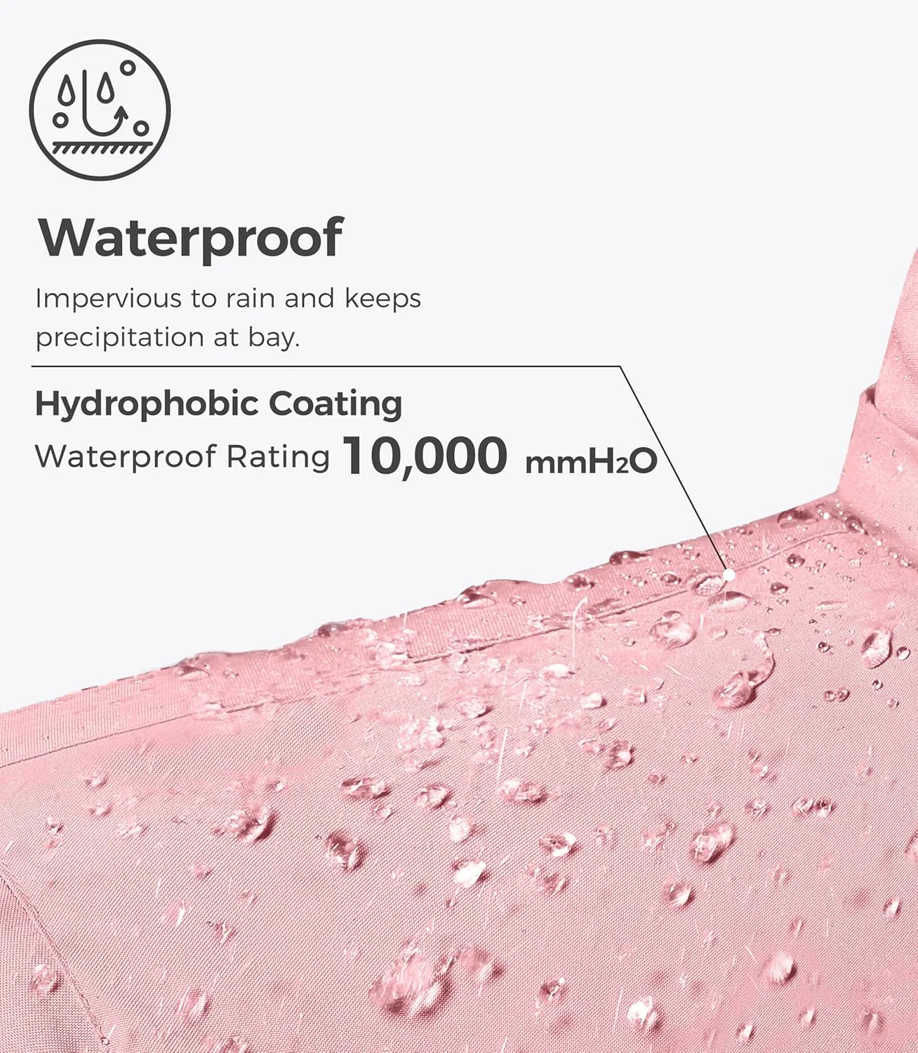 Wantdo Women's Waterproof Ski Jacket Warm Winter Coats Windproof Fleece Rain Jackets Outdoor Outwear