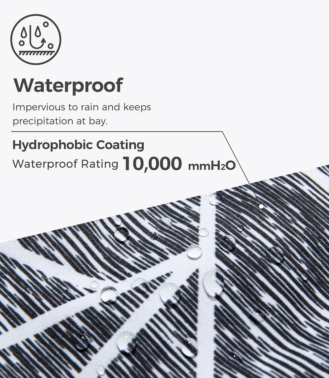 Wantdo Women's Waterproof Ski Jacket Windproof Print Fully Taped Seams Snow Coat Warm Winter Windbreaker
