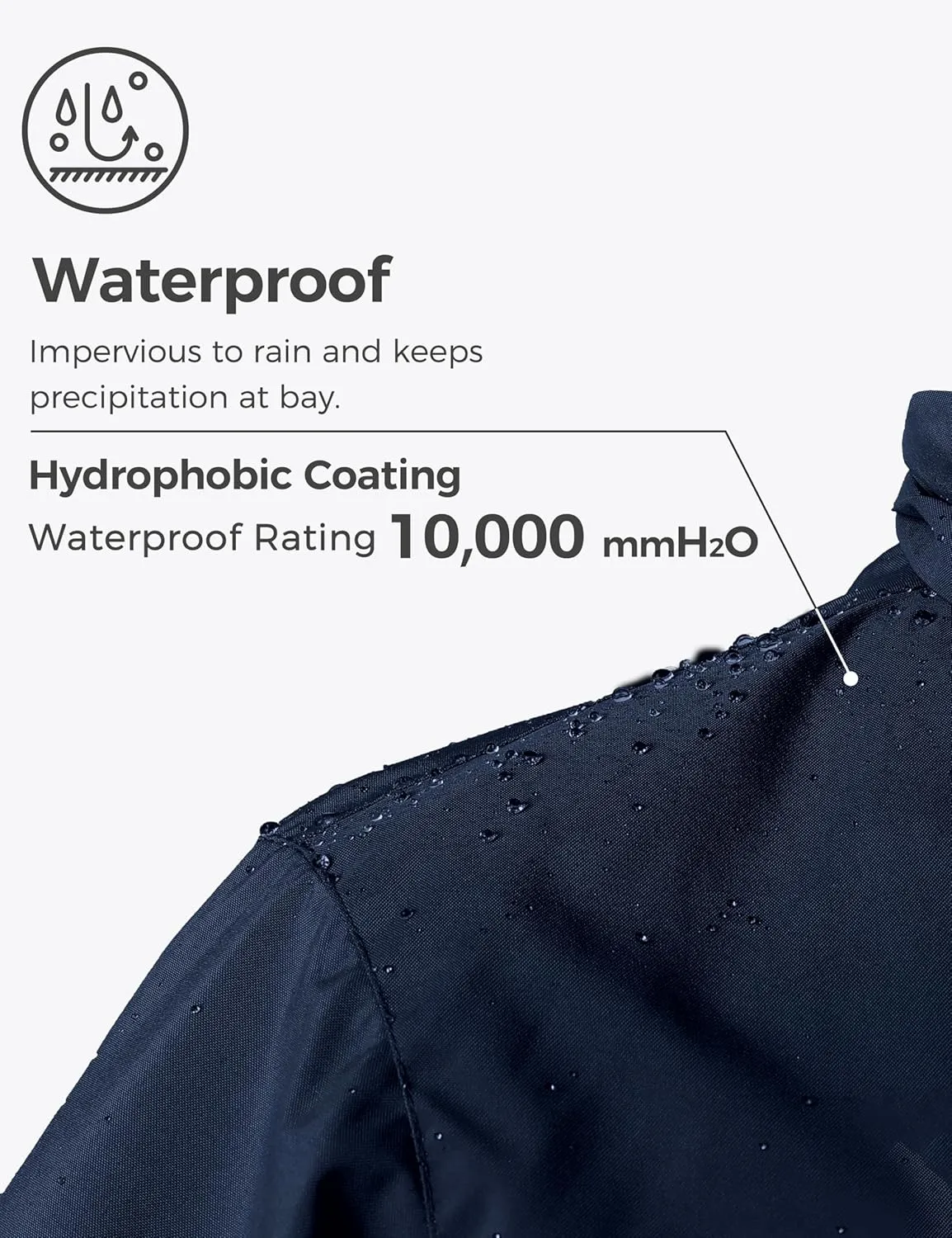 Wantdo Women's Waterproof Ski Jacket Windproof Winter Snow Coat Mountain Snowboarding Jackets Outdoor Fleece Parka