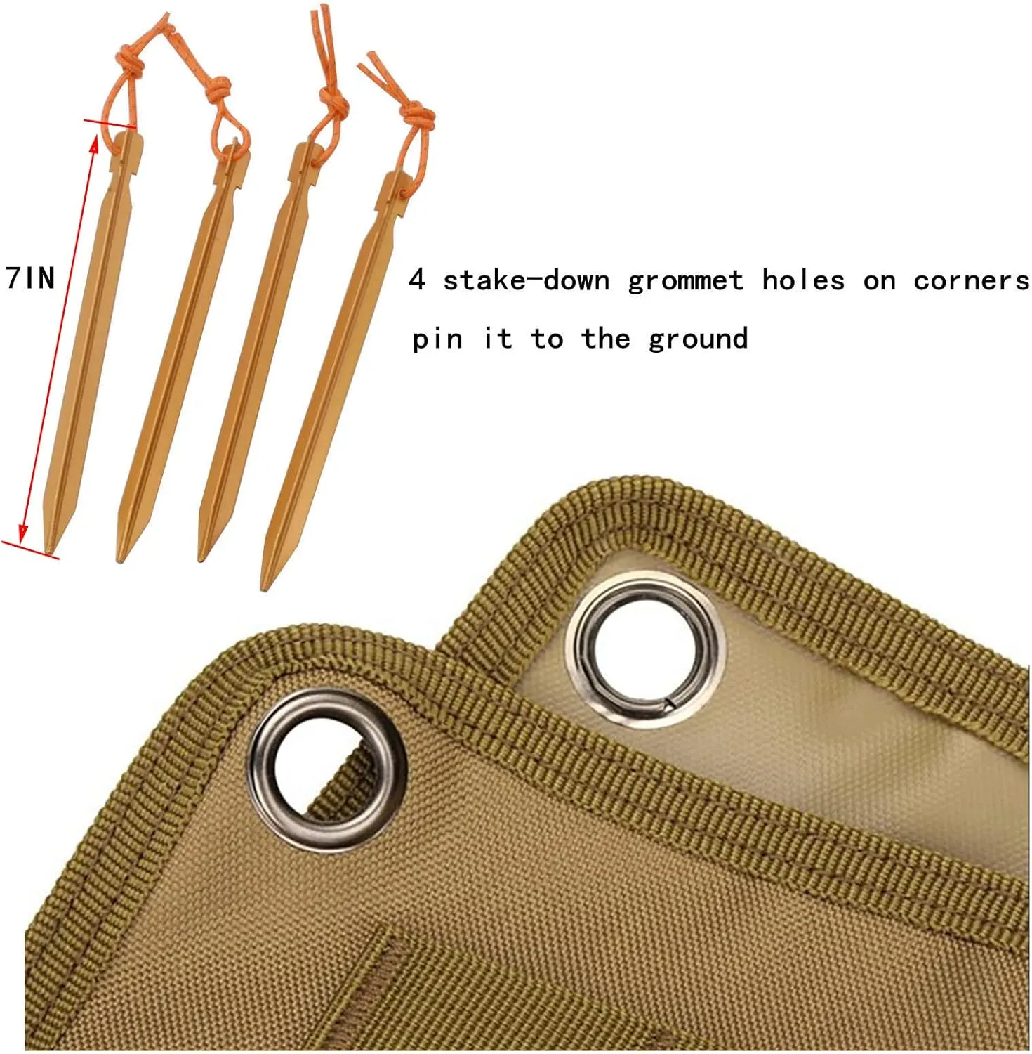 Water Resistance Shooting Gun Mat Non-Padded Non-Slip Shooter Range Pad Shooting Rest with Gun Rest Sand Bag and 4 Alloy Ground Nail