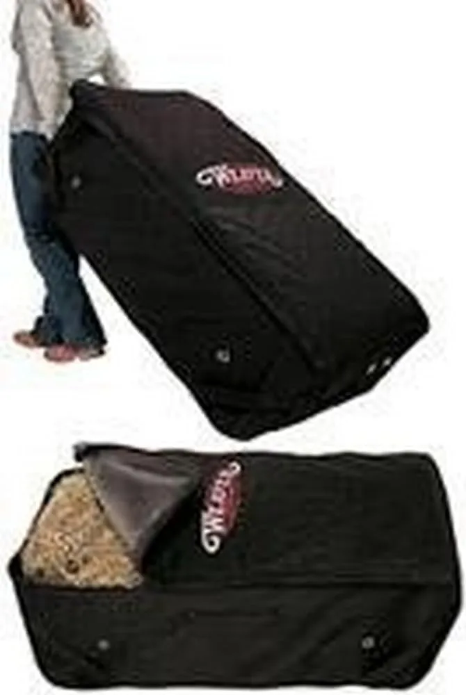 Weaver Equine Rolling Hay Bale Bag, Black