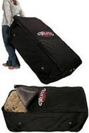 Weaver Equine Rolling Hay Bale Bag, Black