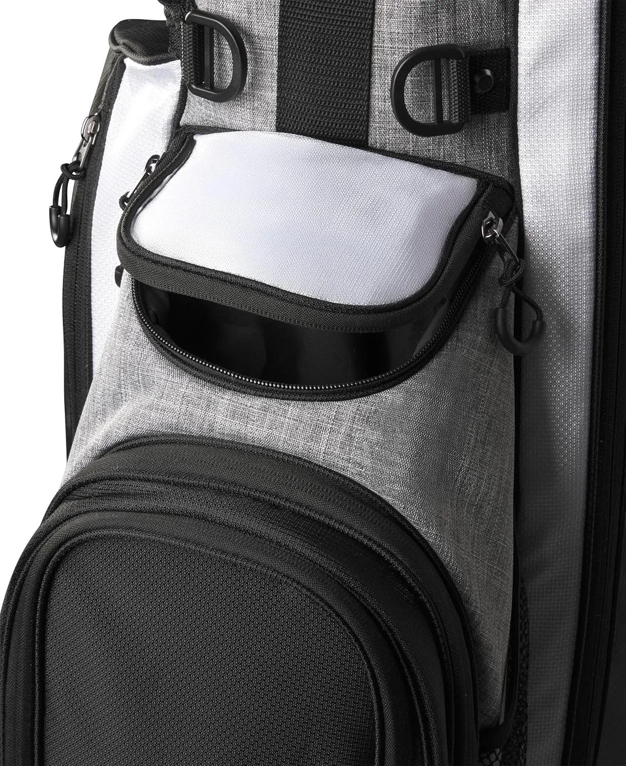 Wilson Feather Golf Cart Bag - Black/Grey/Red