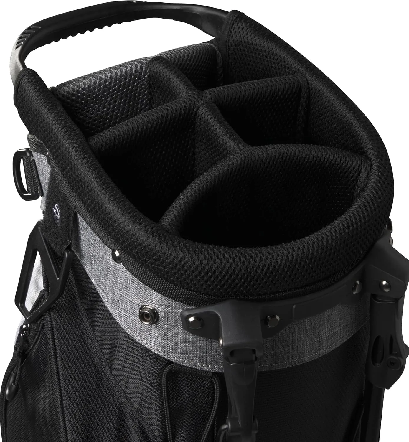 Wilson Feather Golf Cart Bag - Black/Grey/Red